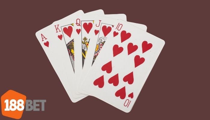 Sảnh đồng chất A K Q J 10 cơ – chiến thuật thắng lớn trong Tiến Lên Miền Nam tại 188BET